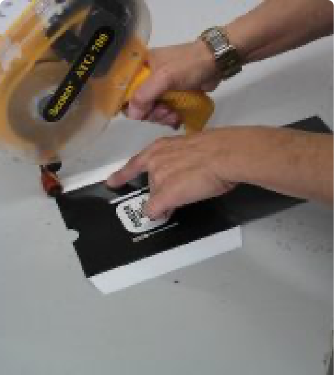 glueing printed paper box with ATG tape